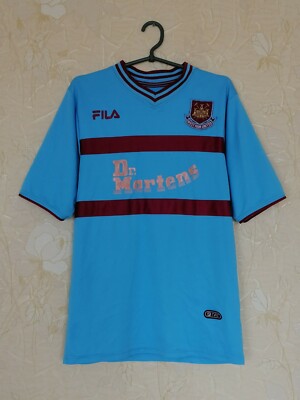 West Ham United 2001 - 2003 away football shirt jersey Fila #25