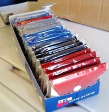 Ashtray Portable Small Pouch 20 Count 1 case Compact Assorted PVC Odor free