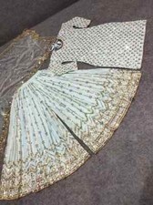 READY MADE HEAVY FAUX GEORGETTE TOP PALAZZO WITH DUPATTA SET FOR WOMEN WEAR
