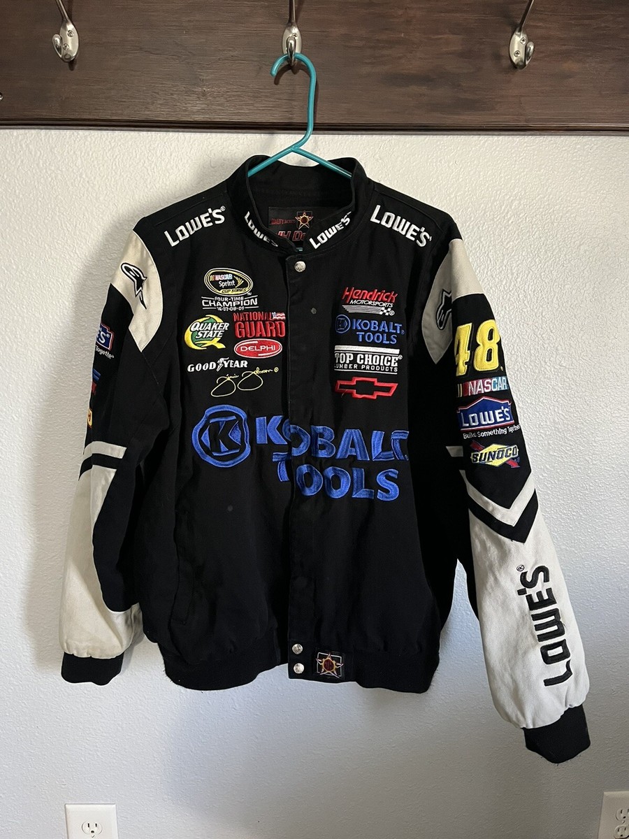 Vintage Lowes Racing Jimmie Johnson Jacket #48 JH Designs Vintage Lowes Racing Jimmie Johnson Jacket #48 JH Designs