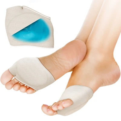 Gel Ball Of Foot Cushion Pads Insoles Pain Relief Forefoot Metatarsal Support UK