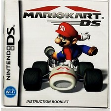  Manual Only Mario Kart DS - Nintendo DS Original Instruction Booklet Game