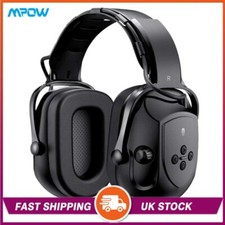 Mpow Bluetooth Ear Defenders EarMuffs Headphones Mic Noise Reduction UK