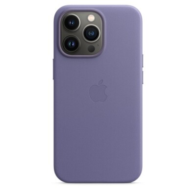 Apple iPhone 13 Pro Lederhülle MagSafe Wisteria brandneu UK Lagerbestand