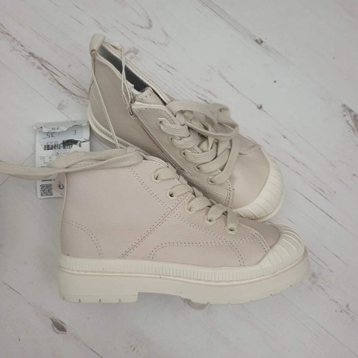 Girls cream boots sale