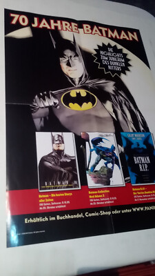 Batman 70 Jahre, DC, Promoposter, 42x60 cm, Panini-Verlag, wie Neu