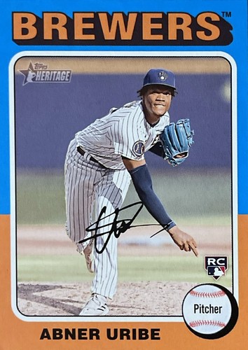 2024 Topps Heritage #160 Abner Uribe | Baseball Card