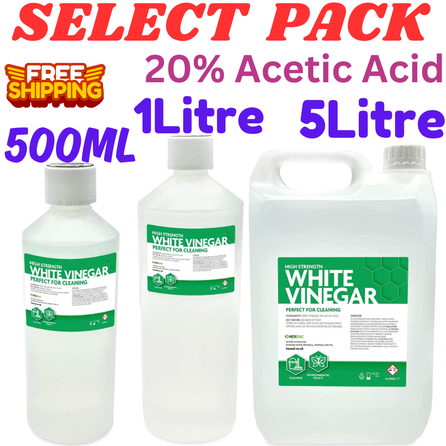 White Vinegar High Strength 20 Acetic Acid Stain Remover Window Floor