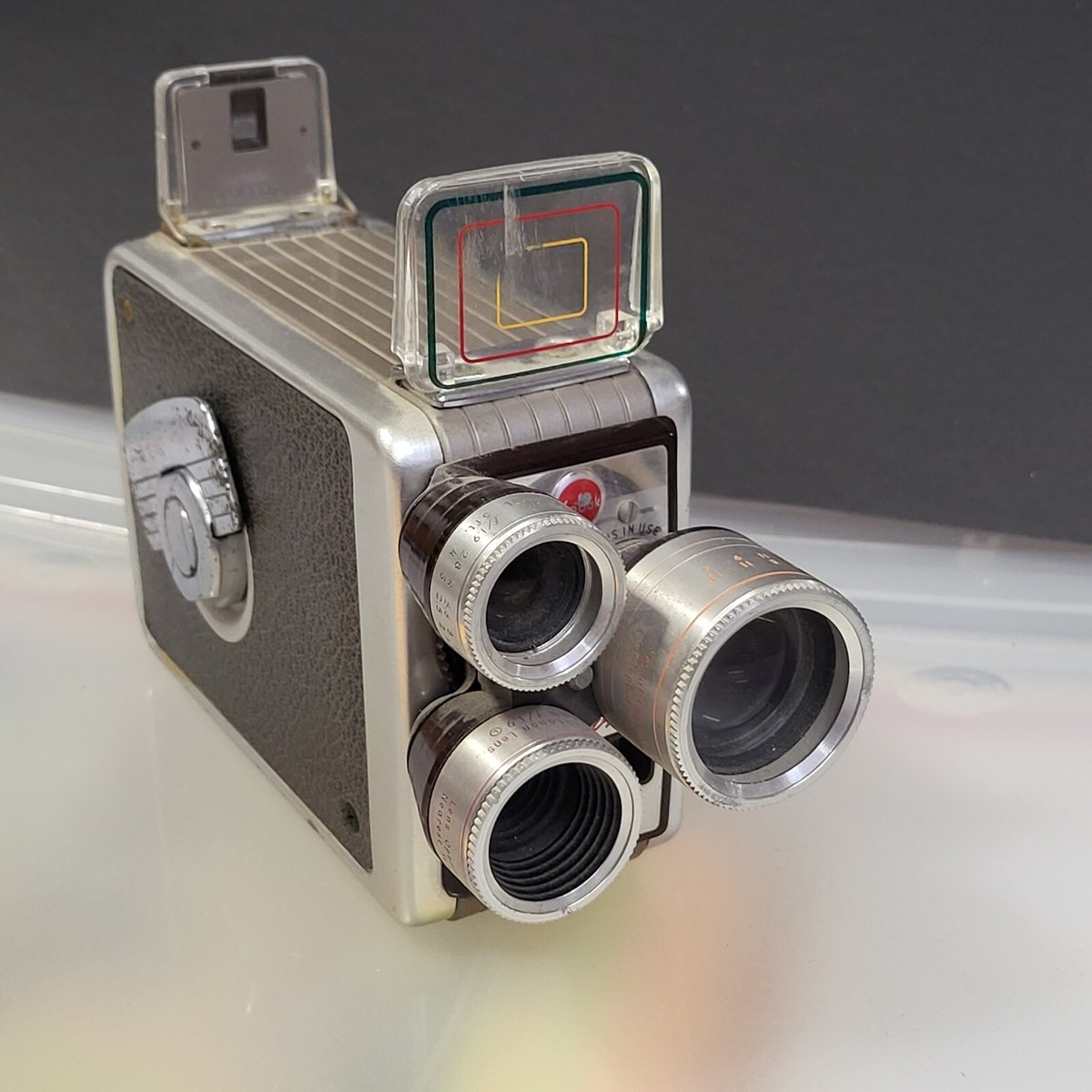 1950's Vintage KODAK BROWNIE Turret 3 Lens f/2.3 - 8mm Movie
