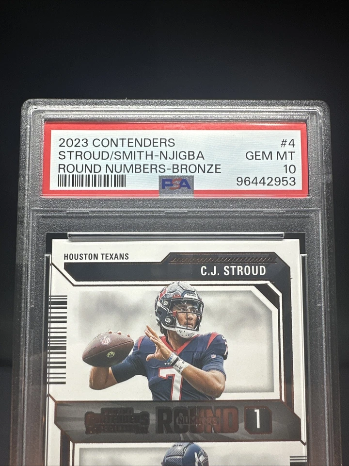 2023 Contenders Round Numbers Bronze RC PSA 10 CJ Stroud & Jaxson Smith-Njigba - Image 4 of 4