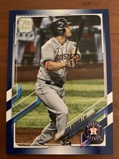 2021 Topps Series 1 Base #289 Josh Reddick - Houston Astros Royal Blue