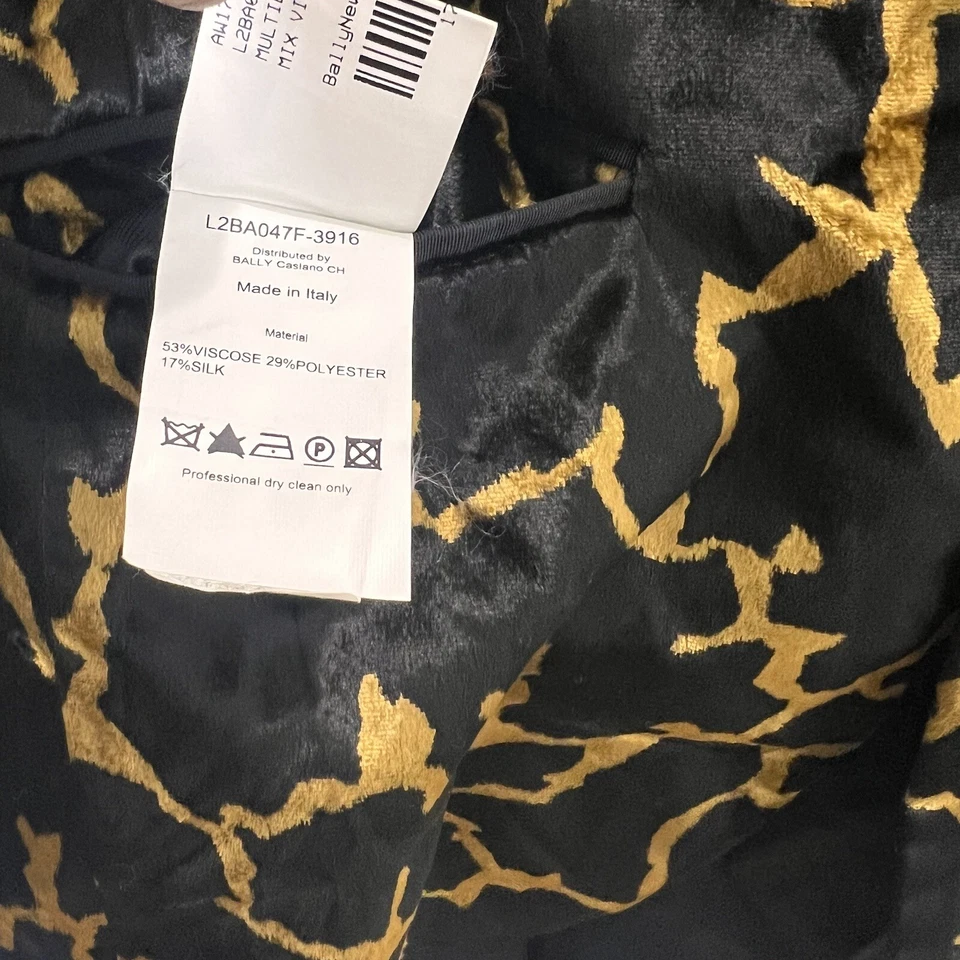 Bally Blazer 夹克女式 6 天鹅绒 Dapper 正式活动学院风 — 第 4/4 张图片