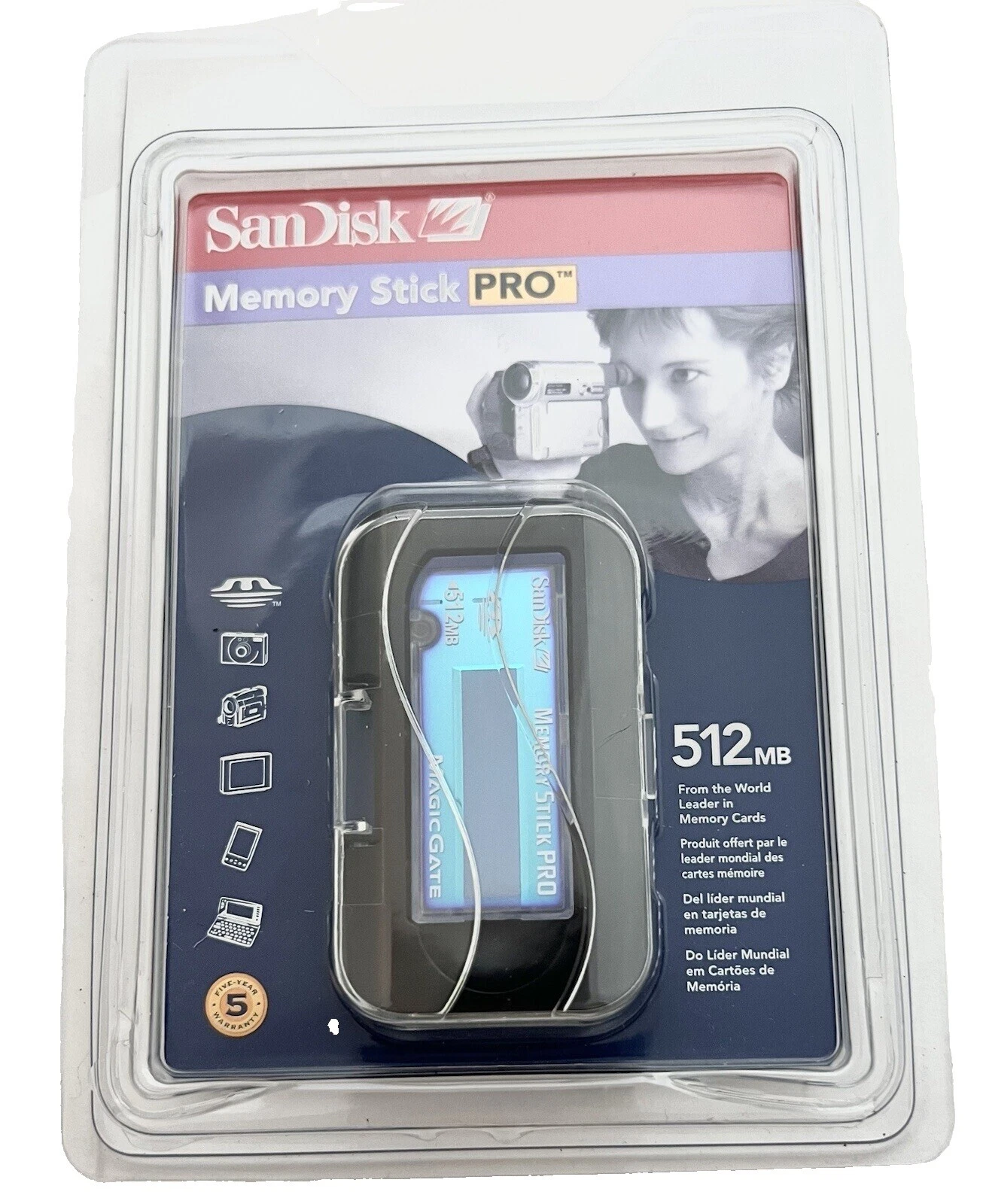 SanDisk 512 MB Memory Stick PRO Camera Memory Cards