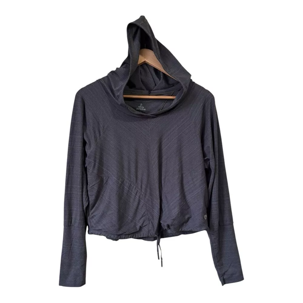prana inigma after yoga jersey fabric hoodie
