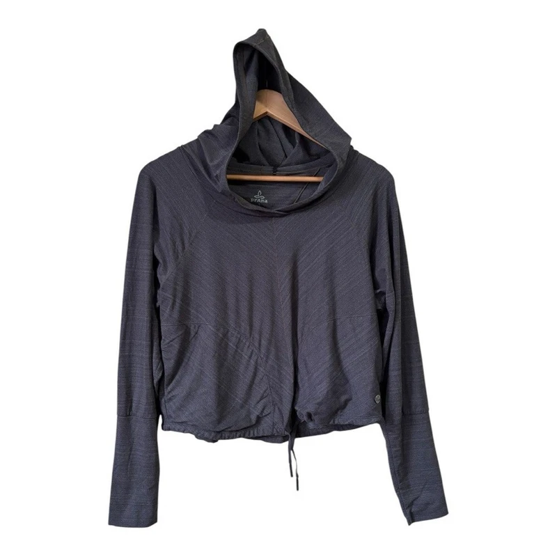 prana inigma after yoga jersey fabric hoodie