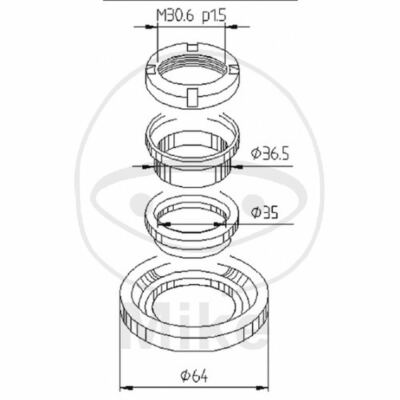 Set Cuscinetti Sterzo Basso Per Gilera Stalker 50 (1997-2004) - Migliora Manovrabilità E Sicurezza