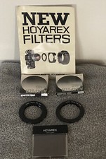 Hoya Adapter Rings 49mm 55mm Japan W/Hoyarex Sepia Filter 031 Lot of 3