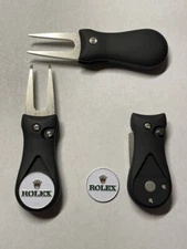 (1)  Switchblade Golf Divot Tool & (1) Rolex 1" Coin Style Golf Marker