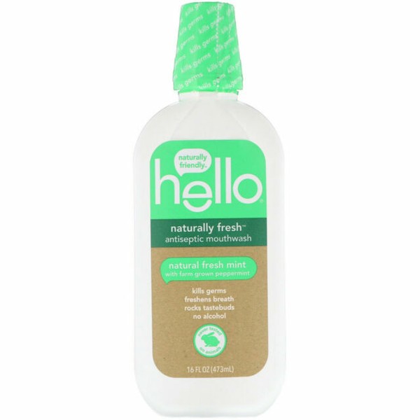 hello Mouthwash Antiseptic Naturally Fresh 16oz for sale online eBay