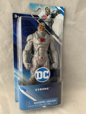 DC Comics Cyborg 6 Inch Action Figure NIP Age 3+ 1 of 5 Collectibles.         B1