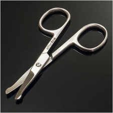 Hair Scissors for Trimming Nose Ear Eyebrow Mustache Beard Stainless Steel