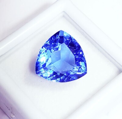 Trillion Schliff Blauer Saphir 5.30 Karat Zertifiziert Lose Edelstein ~ Free