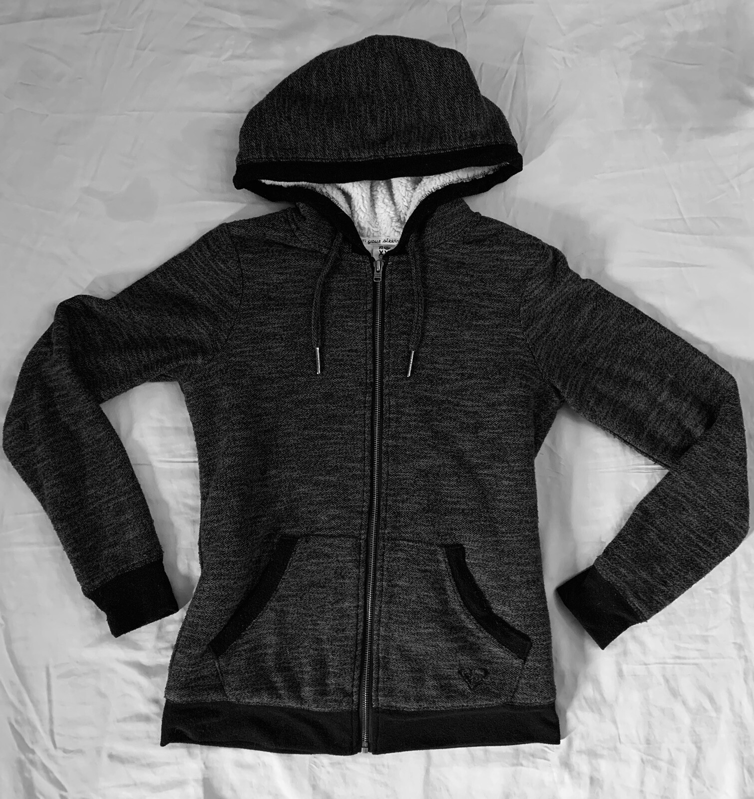 Roxy Hoodie Sherpa Lined Jacket Women's 