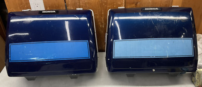 Vintage Honda Motorcycle Hard Box Case Luggage Honda Line Hondaline Line Pannier