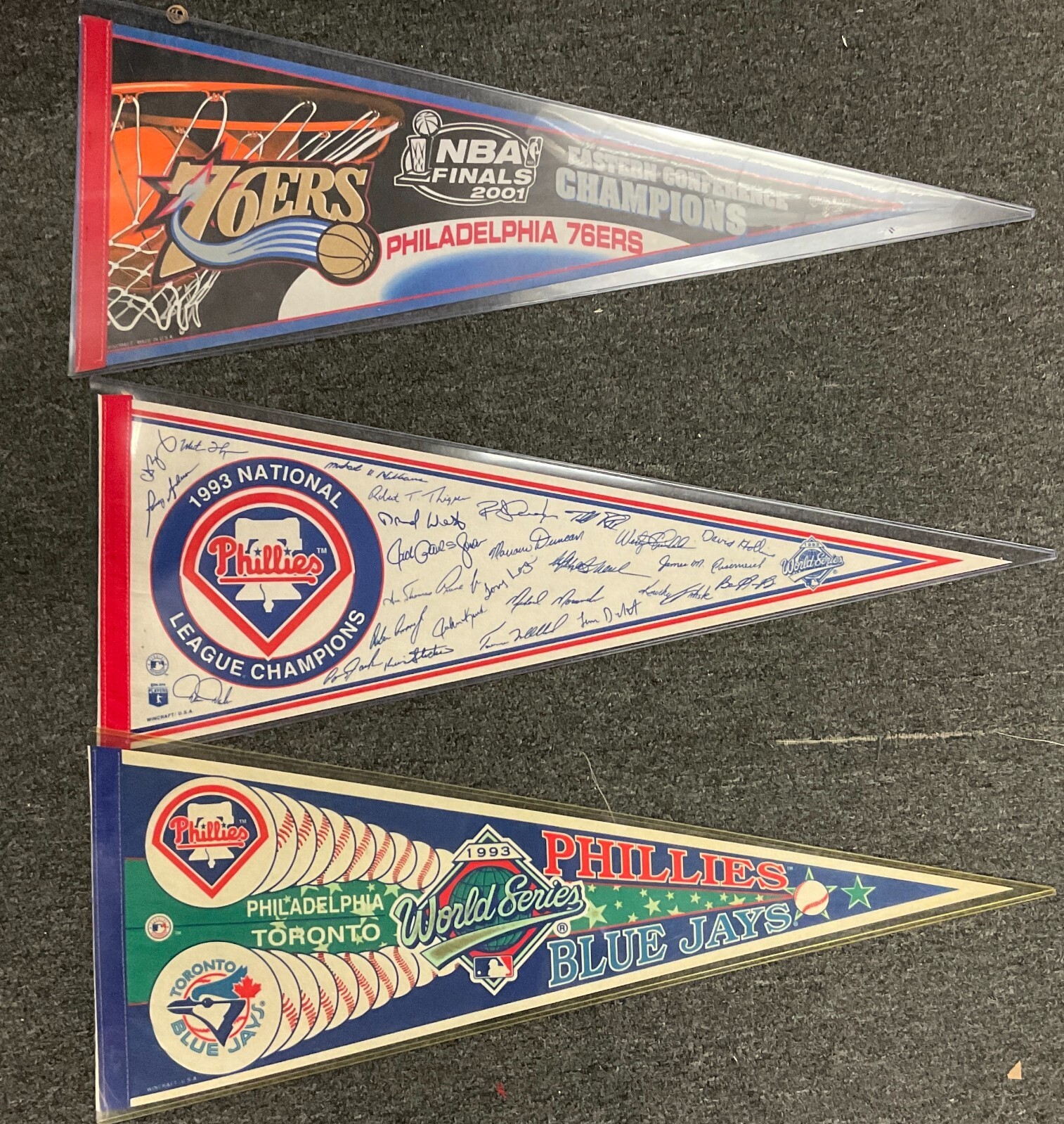 LOT of (17) Philadelphia Pennants Phiilies 76ers Eagles 19672022 eBay