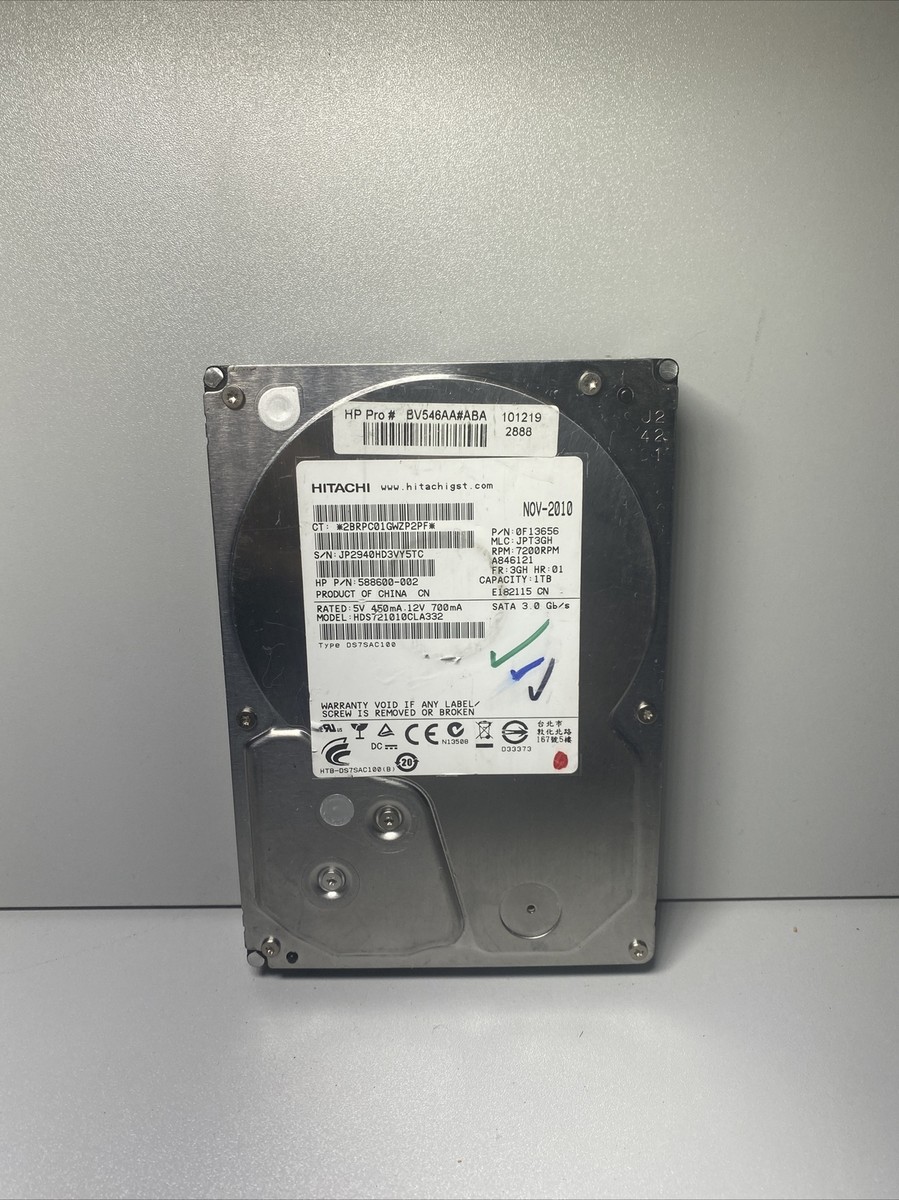 Hitachi 1TB SATA HDS721010CLA332 32MB Hard Drive | eBay