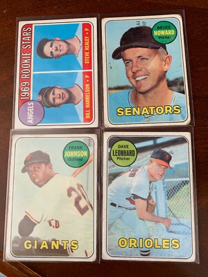 1969 Topps Baseball Card Singles - Complete Your Set - Pick A  Card (1 - 364)