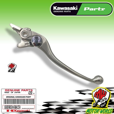 Levier De Frein Avant Kawasaki Z 900 ABS 2017-2018 - Pièce D'origine Référence 13236-0140, Couleur Chrome, Neuf - Pour Réparation Ou Custom