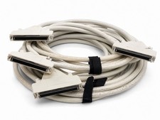 Lot Of 4 National Instrument SCSI Cable Various Size 8-2 Ft Female/female