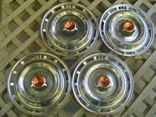 1966 66 Dodge Chrysler Plymouth 15 In. Hubcaps Wheel Covers Center Cap Antique