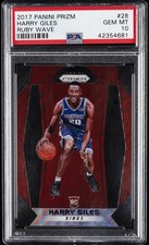 2017 PANINI PRIZM RUBY WAVE #28 HARRY GILES ROOKIE RC PSA 10