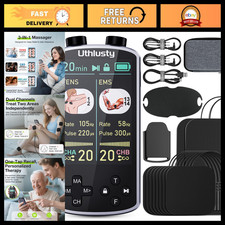 Dual Channel TENS Unit Muscle Stimulator for Pain Relief - 36 Modes, 20 Levels,