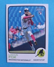 2022 Topps Heritage High Number Lucius Fox RC #618 Washington Nationals
