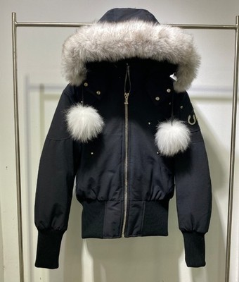 Moose Knuckles Women's Thick Short Parker Pilot Jacket Down Jacket