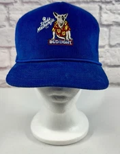 Vintage Bud Light Spuds Mackenzie Corduroy Hat Snapback Adjustable EXCELLENT!