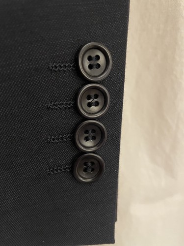 Austin Reed Navy Pure Wool 2 Piece Suit -Jacket 40L -Trousers 34L - Picture 4 of 9