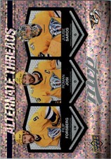 2023-24 UD MVP Alternate Threads AT11 Filip Forsberg Roman Josi Juuse Saros HKY