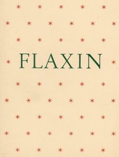 Humor poetry book Flaxin festival Romanism fine paper Berlin offset print 20th century