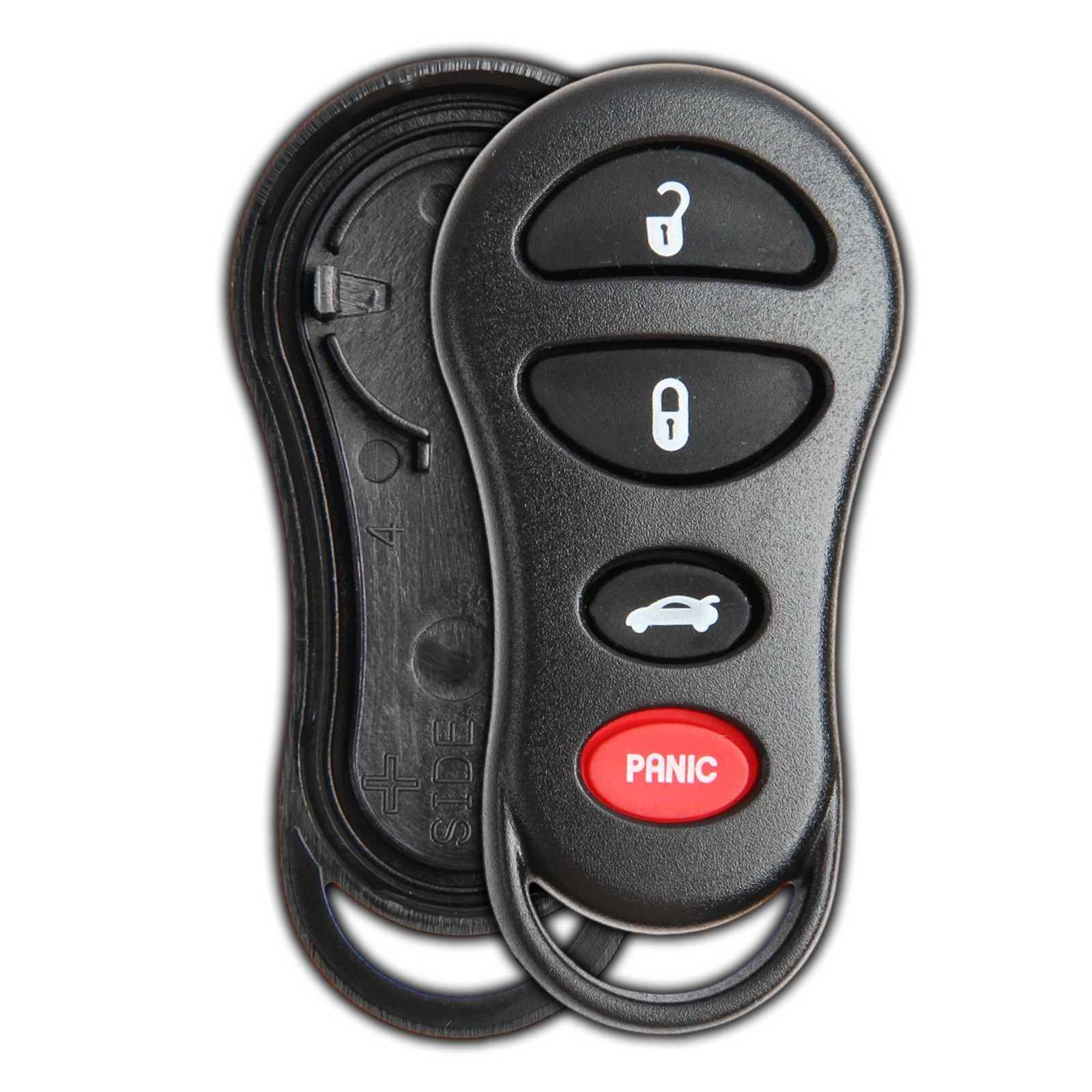 Key Fob Remote Shell Case Replacement for Jeep Chrysler Dodge 04602260 17T 9T