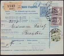 HUNGARY 1917 Parcel card ex ARAD...........................................69982