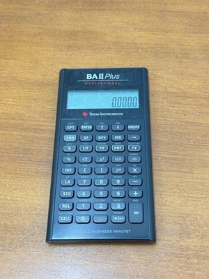 Texas Instruments BA II Plus Professional Financial Calculator TI-BAII W/ Batt.