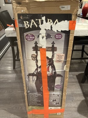 MARIO CHIODO STUDIOS, Halloween BAT BAR, 7 feet tall, New In Box