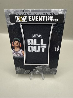 MAX CASTER 2024 AEW Upper Deck Black Diamond All Out Event Logo Patches #LPAO-1