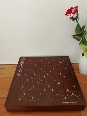 Vintage Scrabble Typography 2nd Edition by Andrew Capener, #119 of 2000. RARE!