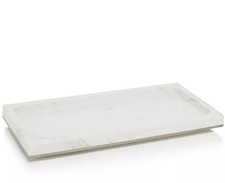 Sferra Pietra Marble Storage Tray WHITE / SILVER  109.00