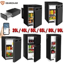 Kompressor K&uuml;hlbox 20L-90L Zwei Kammern Gefrierbox Camping K&uuml;hlschrank 12V/24V